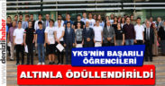 Vali Hasan Karahan ilk bin içine giren öğrencileri ödüllendirdi