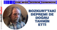 Yeni nesil deprem tahmincisi Bozkurt depremini de bildi