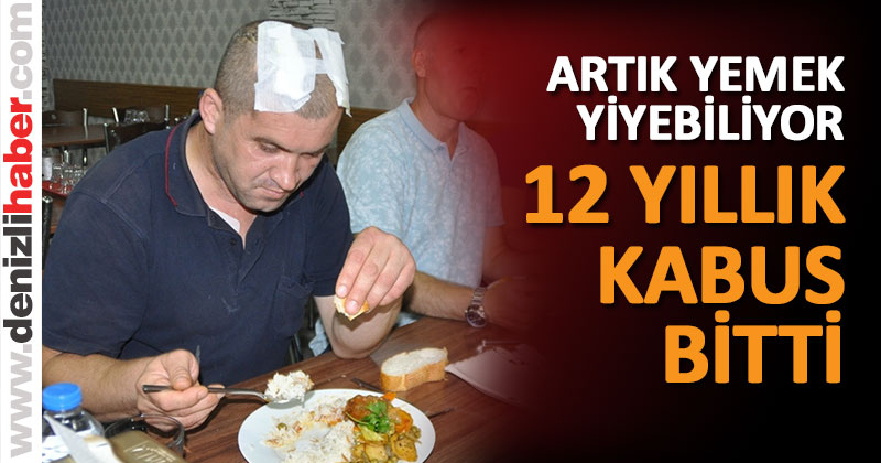12 yıl sonra eli titremeden yemek yiyebildi