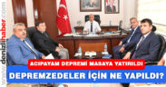 Acıpayam depreminin açtığı yaralar sarılıyor