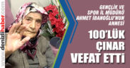 Gençlik ve Spor İl Müdürü Ahmet İbanoğlu’nun annesi vefat etti