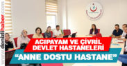Acıpayam ve Çivril Devlet Hastaneleri belgelerini yeniledi, anne dostu hastane