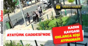 Atatürk Caddesi’nde kadın kavgası
