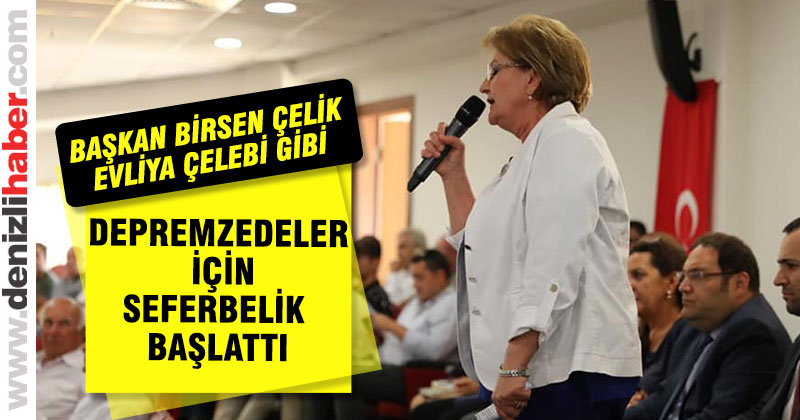 Depremzedeler İçin Seferbelik Başlattı