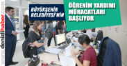 Öğrenim yardımı müracaatları 9 Eylül’de başlıyor