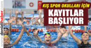 Kış Spor Okulları için kayıtlar başlıyor
