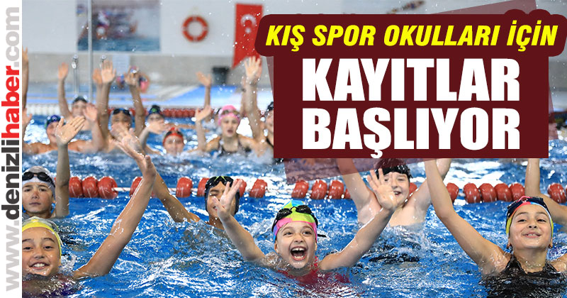 Kış Spor Okulları için kayıtlar başlıyor