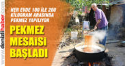 Çal’da üzüm pekmezi mesaisi başladı