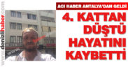 Bozkurtlu genç 4. kattan düştü