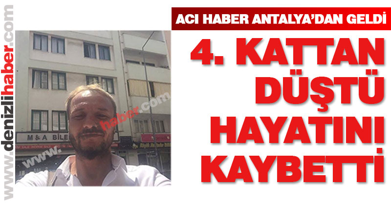Bozkurtlu genç 4. kattan düştü