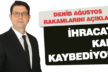 Ağustos ayı ihracatı yüzde 6 geriledi