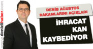 Ağustos ayı ihracatı yüzde 6 geriledi