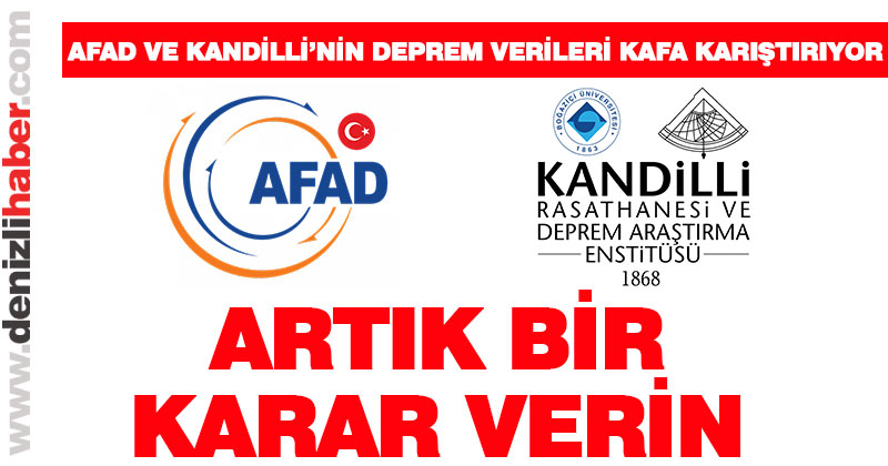 Kandilli ve AFAD’ın deprem verileri kafa karıştırıyor
