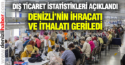 Denizli’nin Ağustos Ayı Dış Ticaret İstatistikleri açıklandı