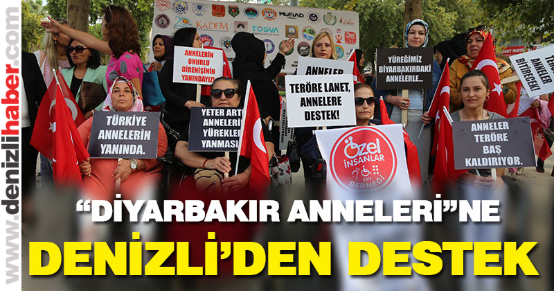 Diyarbakır annelerine Denizli’den destek
