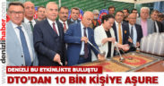 DTO’dan geleneksel aşure hayrı
