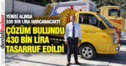 Honaz Belediyesi 430 bin lira tasarruf yaptı
