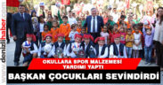 Başkan Kepenek çocukları sevindirdi