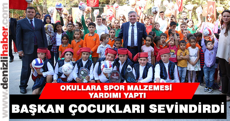 Başkan Kepenek çocukları sevindirdi