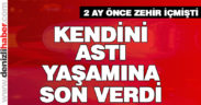 Çal’da intihar. Besihanede kendini astı