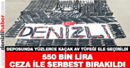 Silah kaçakçısı 550 bin lira cezayla serbest
