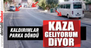 Yeşilköy Caddesi’nde kaldırımlar parka döndü