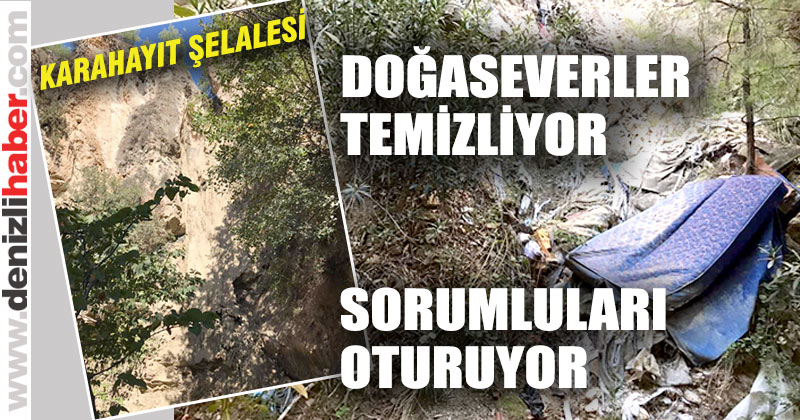 Kuruyan Karahayıt Şelalesi’nin durumu içler acısı