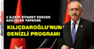 CHP Lideri Kılıçdaroğlu’nun Denizli programı