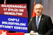 CHP’Lİ BELEDİYELERİ ZİYARET EDECEK