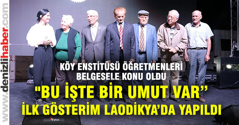 Köy Enstitüsü Öğretmenleri belgesele konu oldu
