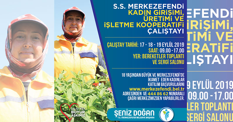 Merkezefendi’de Kadın Çalıştayı başlıyor