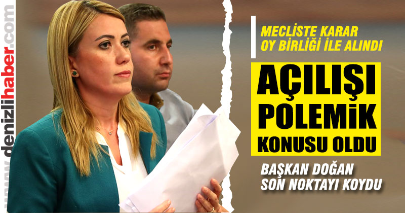 Başkan Şeniz Doğan, “Bu konuda başka bir açıklamamız daha olmayacak”