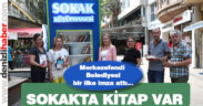 Merkezefendi’de sokakta kütüphane var