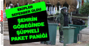 Candoğan Parkı’nda şüpheli paket paniği