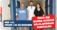 Gurbetçi çift kilolarından PAÜ’de kurtuldu