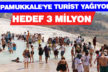 Pamukkale yaz sezonunda, 1 milyon 100 bin yerli ve yabancı turist ağırladı