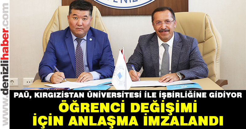 PAÜ, Kırgızistan Üniversitesi ile işbirliğine gidiyor