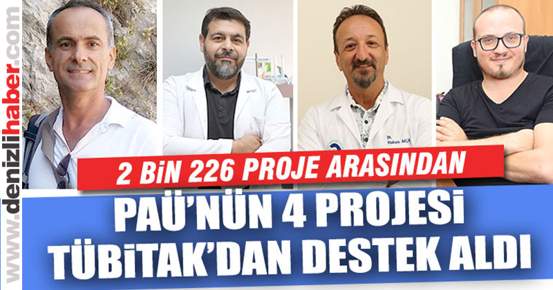 PAÜ’nün 4 Projesi Birden TÜBİTAK tarafından destek aldı