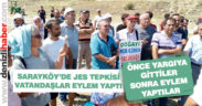 Sarayköy’de JES eylemi