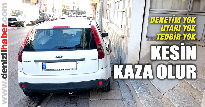 Yeşilköy Caddesi’nde yayaların canı tehlikede
