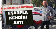 Buldan’da intihar. Eşarpla kendini astı