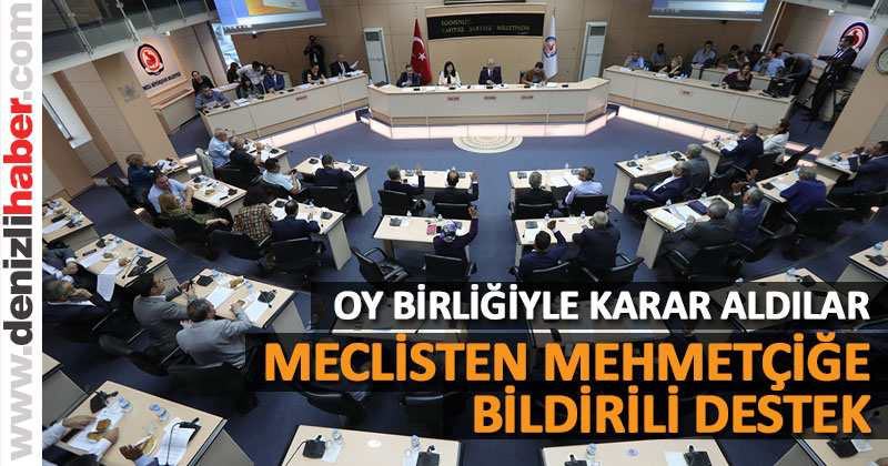 MECLİSTEN MEHMETÇİĞE BİLDİRİLİ DESTEK