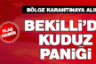 Bekilli’de kuduz paniği