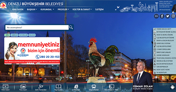 Büyükşehir internet sitesi yenilendi