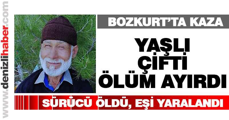 Bozkurt’ta kaza. Yaşlı çifti ölüm ayırdı