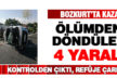 Bozkurt’ta kaza: 4 yaralı