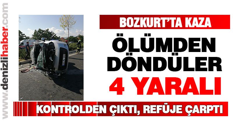 Bozkurt’ta kaza: 4 yaralı