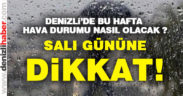 Yeni haftanın ikinci gününde yağış var