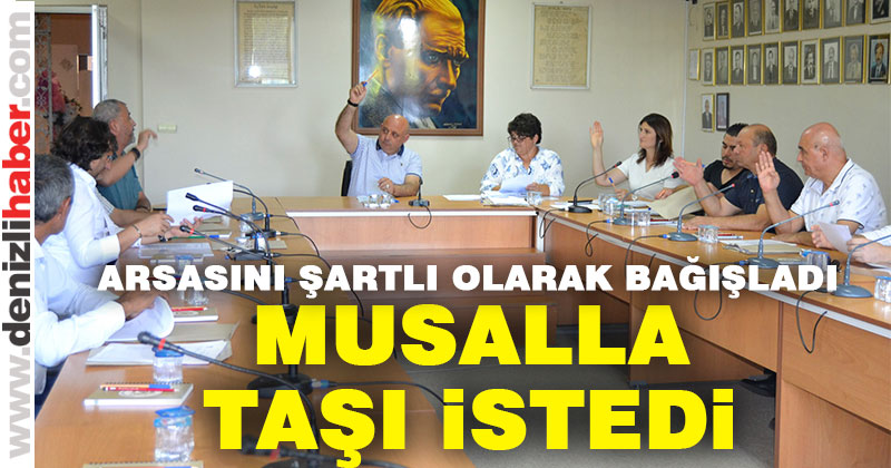 Arsasını bağışladı Musalla Taşı istedi