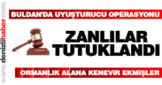 Buldan’daki uyuşturucu operasyonunda iki kişi yakalandı